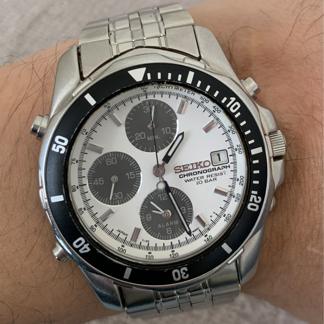 Seiko Panda Y182-6F00 chronographのサムネイル