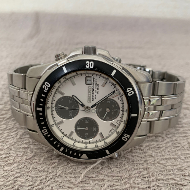 SEIKO(セイコー)のSeiko Panda Y182-6F00 chronograph メンズの時計(腕時計(アナログ))の商品写真