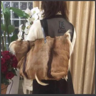 フェンディ(FENDI)のフェンディ ハラコトートバッグトムソンガゼル(トートバッグ)