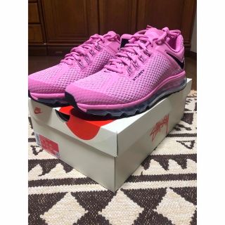 ナイキ(NIKE)の新品未使用Stussy Nike Air Max 2013 Pink 28cm(スニーカー)