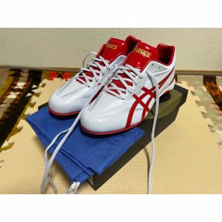 アシックス(asics)の【27.5cm】アシックス金具スパイクGOLDSTAGE MA WHT(シューズ)