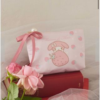 メゾンドフルール(Maison de FLEUR)のMaison de FLEUR My Melody いちごミニポーチ(ポーチ)