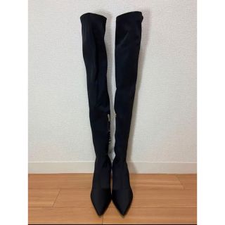 【YELLO】TOKYO BLACK LOW HEEL BOOTS(ブーツ)