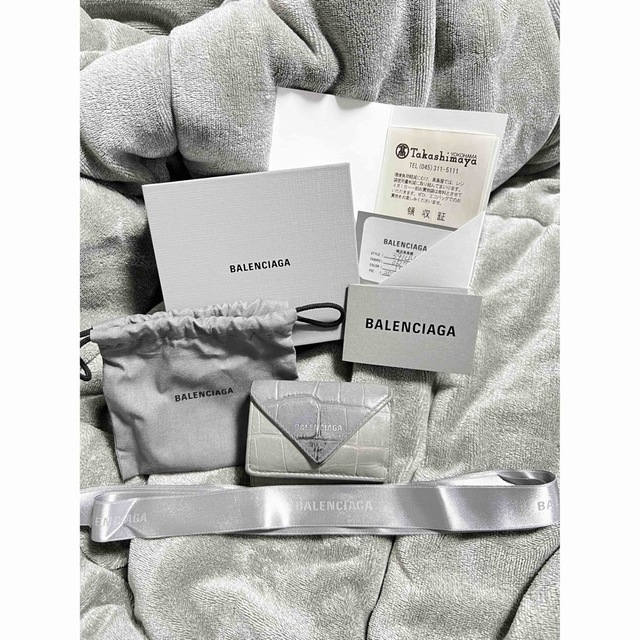 バレンシアガ BALENCIAGA ミニウォレット 財布 グレー