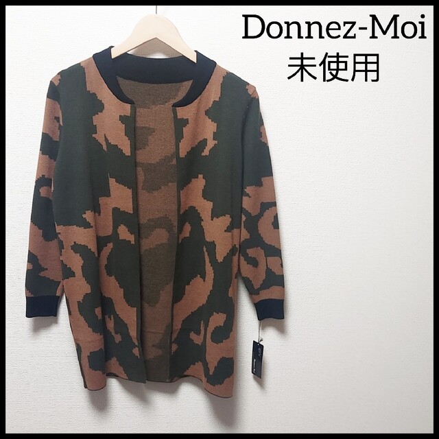 Donnez-Moi　ドネモア　未使用　レディース　Ｍ～L　カーディガン　ニット レディースのトップス(カーディガン)の商品写真