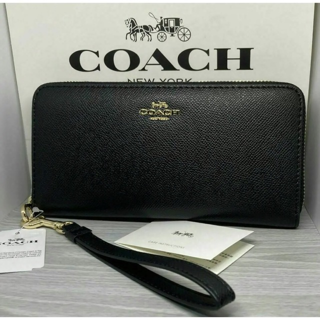 COACH(コーチ)の専用です！コーチ　長財布　ブラック メンズのファッション小物(長財布)の商品写真