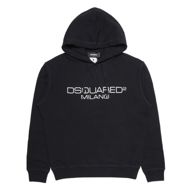 正規品販売! 新品 DSQUARED2 S74GU0620 LOGO HOODIE スウェット