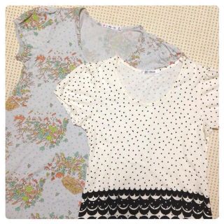 フランシュリッペ(franche lippee)の＊ﾘｯﾍﾟ×ﾕﾆｸﾛ＊Tシャツ2枚セット(Tシャツ(半袖/袖なし))