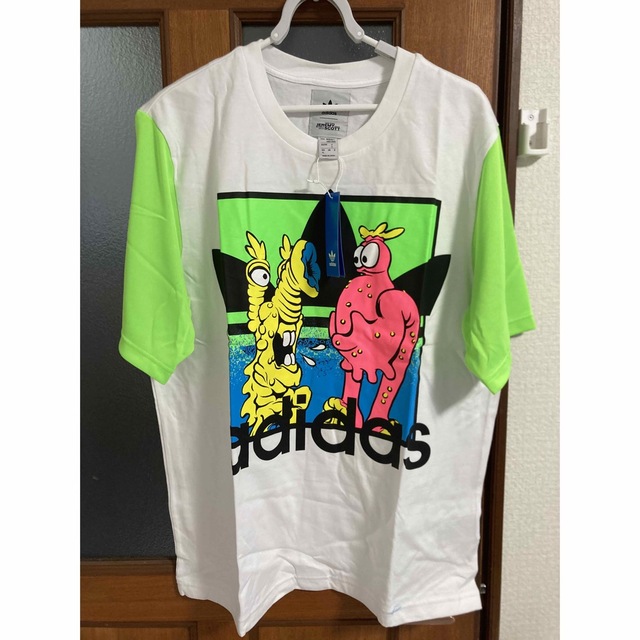 adidas(アディダス)の新品　Tee x Jeremy Scott adidas コラボTシャツ メンズのトップス(Tシャツ/カットソー(半袖/袖なし))の商品写真