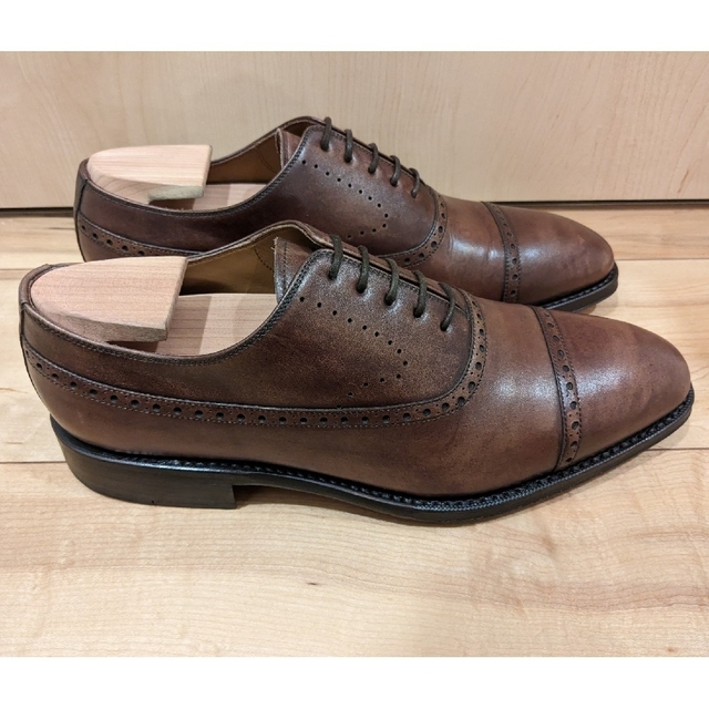 YANKO(ヤンコ)のYANKO ヤンコ ブローグ 革靴 ダークブラウン UK6.5 メンズの靴/シューズ(ドレス/ビジネス)の商品写真