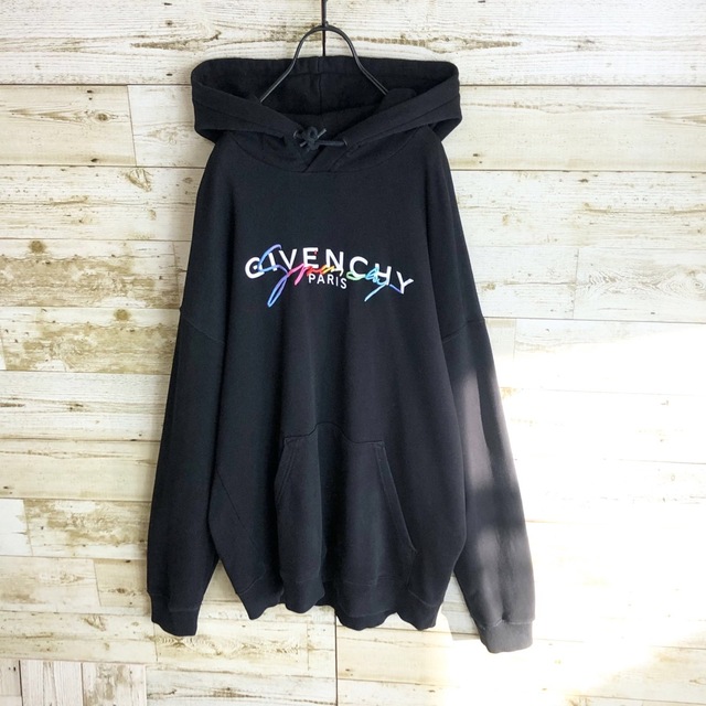 GIVENCY ジバンシー レインボー 立体刺繍 ロゴ入り