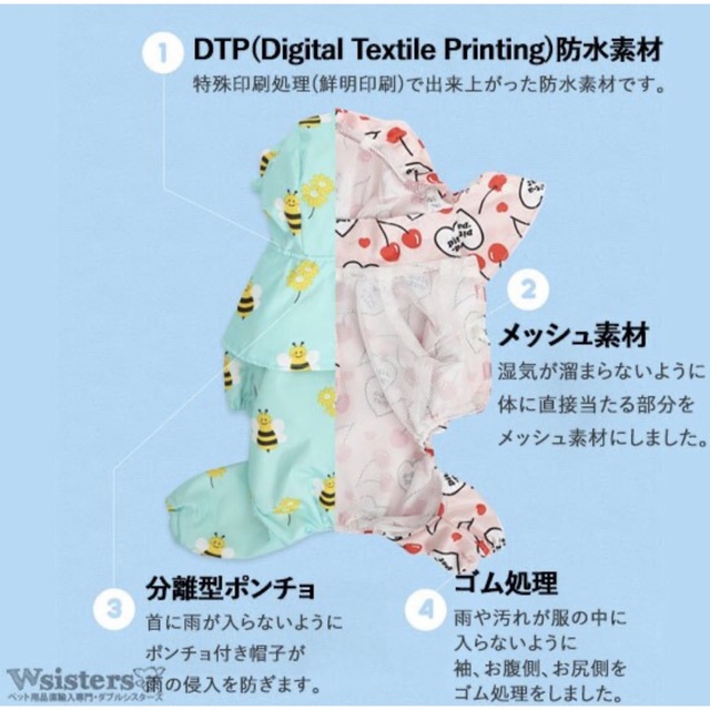 犬　ItsDog レインコート その他のペット用品(犬)の商品写真