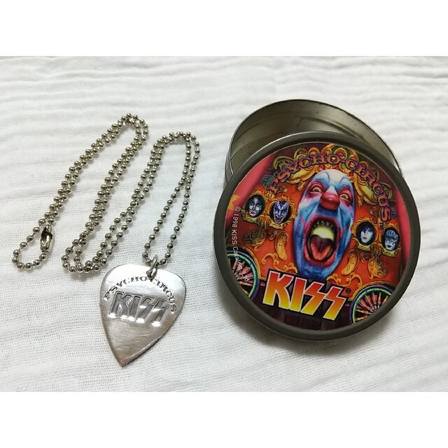 KISS PSYCHO CIRCUS ピック型 シルバー チョーカーペンダント