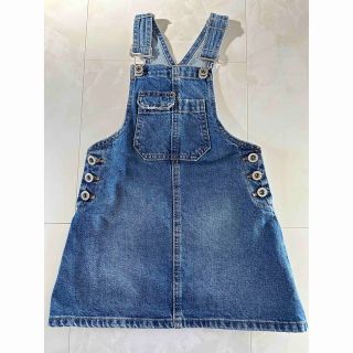 ザラキッズ(ZARA KIDS)のZARA デニムワンピース　サロペットスカート110サイズ(ワンピース)