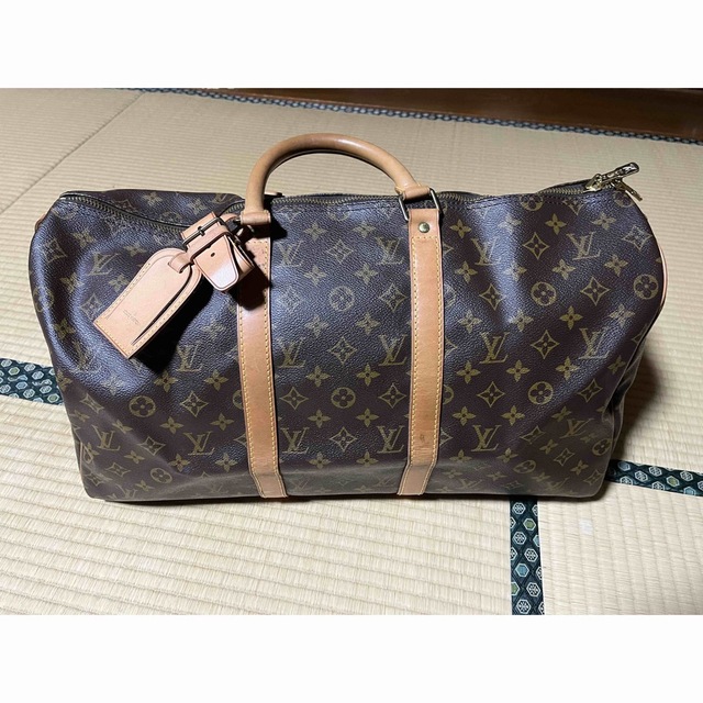 【LOUIS VUITTON】モノグラム ボストンバッグ キーポル50