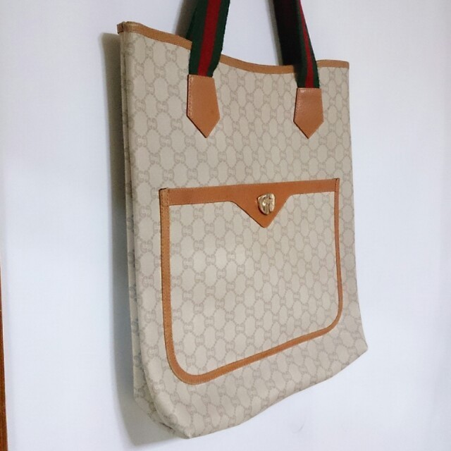 Gucci(グッチ)のオールドGUCCIシェリートート レディースのバッグ(トートバッグ)の商品写真