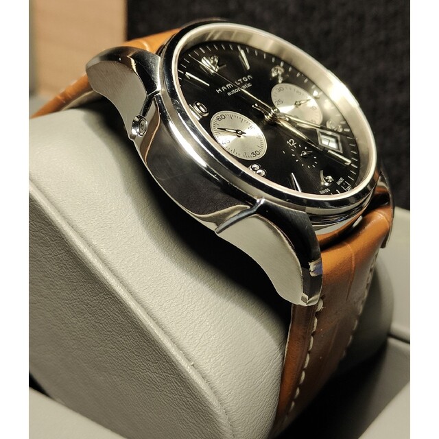 Hamilton(ハミルトン)の2021年購入　売品　ハミルトン　ジャズマスター　オートクロノ メンズの時計(腕時計(アナログ))の商品写真