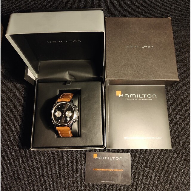 Hamilton(ハミルトン)の2021年購入　売品　ハミルトン　ジャズマスター　オートクロノ メンズの時計(腕時計(アナログ))の商品写真