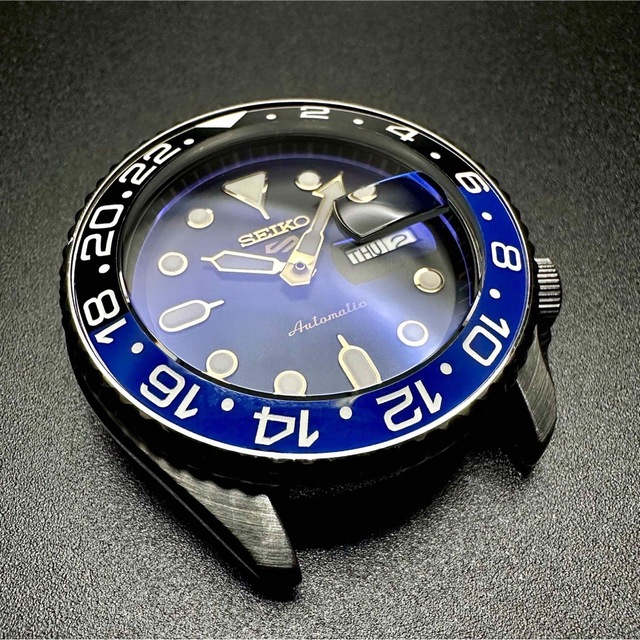 SEIKO SKX SBSA SRPD サイクロップレンズ フラット風防 BL