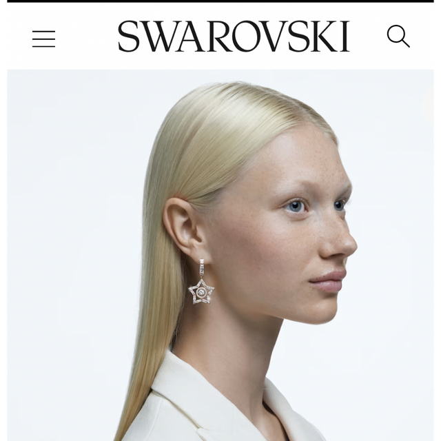 SWAROVSKI Stella ドロップピアス