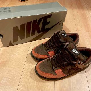 ナイキ(NIKE)のdunk sb つま赤(スニーカー)