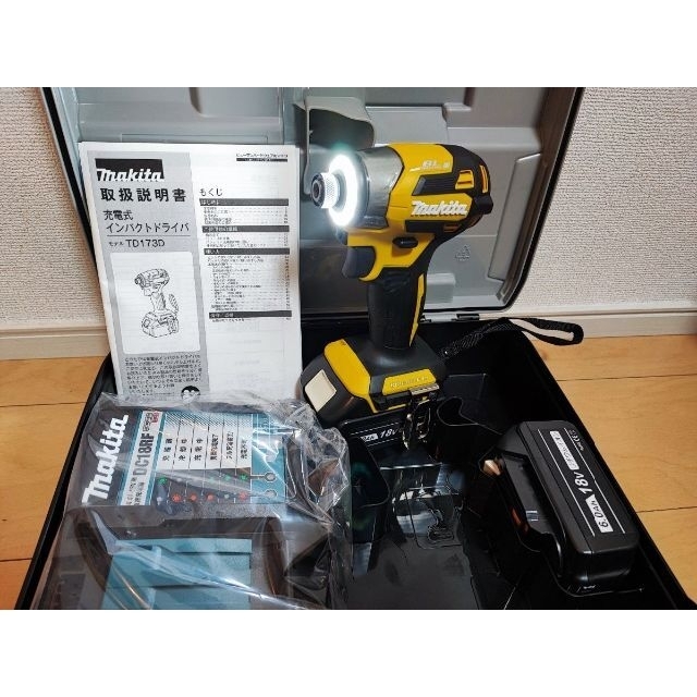 Makita マキタ 18V インパクトドライバー TD173 TD173D Y - 工具