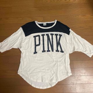 ヴィクトリアズシークレット(Victoria's Secret)のPINKラグランTシャツ(Tシャツ(長袖/七分))