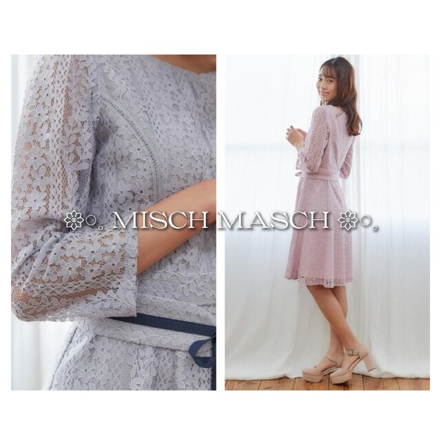 美品 MISCH MASCH 総レースワンピース 美人百花４月号