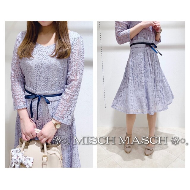 美品 MISCH MASCH 総レースワンピース 美人百花４月号