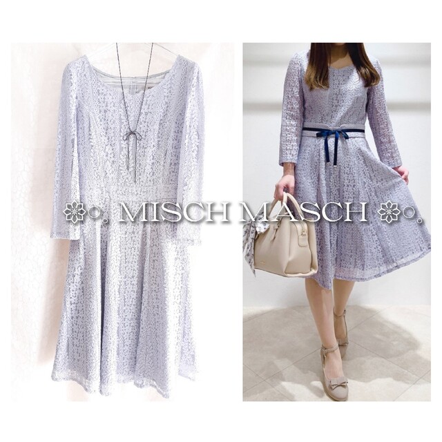 美品 MISCH MASCH 総レースワンピース 美人百花４月号