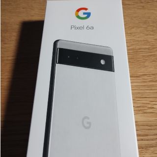 グーグル(Google)のGoogle pixel6a　ホワイト　128GB(スマートフォン本体)