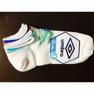 アンブロ(UMBRO)の☆新品　umbro   くるぶし　ソックス　3足組(ソックス)