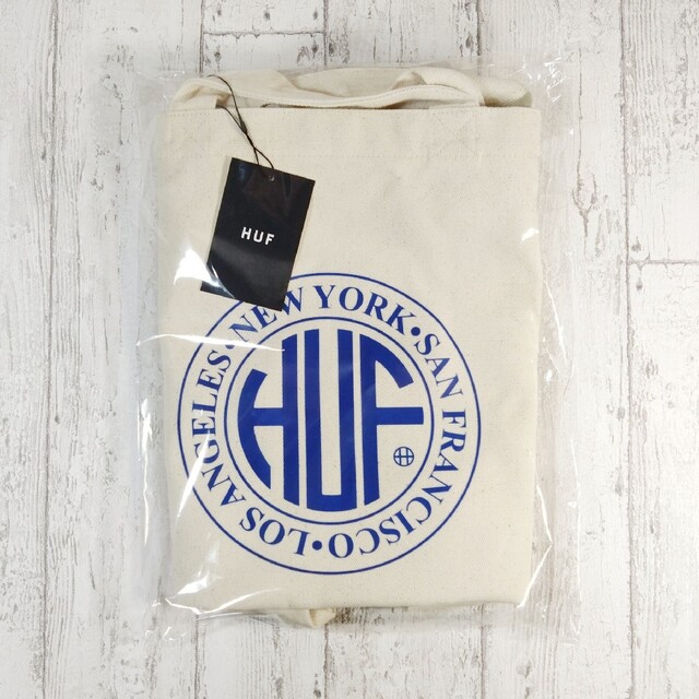 HUF(ハフ)の新品・未開封☆HUF 2WAY トートバッグ オフホワイト ショルダーバッグ メンズのバッグ(トートバッグ)の商品写真