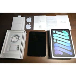 アイパッド(iPad)のアップル iPad mini 6th  A2568スペースグレイ セルラー256(タブレット)