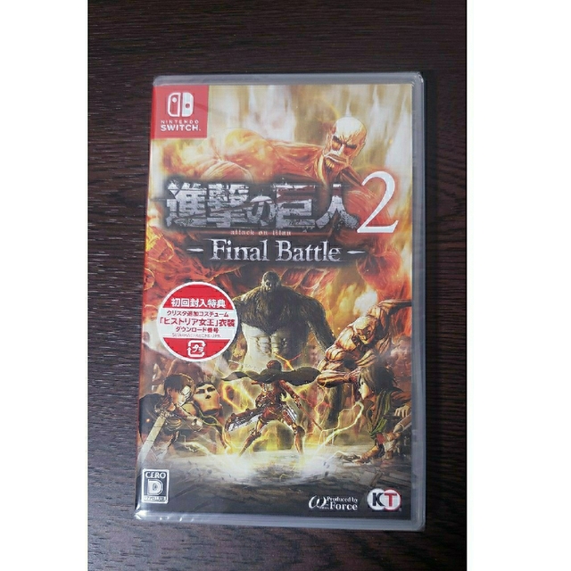 Nintendo Switch(ニンテンドースイッチ)のジャガイモ様専用進撃の巨人2 -Final Battle- Switch エンタメ/ホビーのゲームソフト/ゲーム機本体(家庭用ゲームソフト)の商品写真