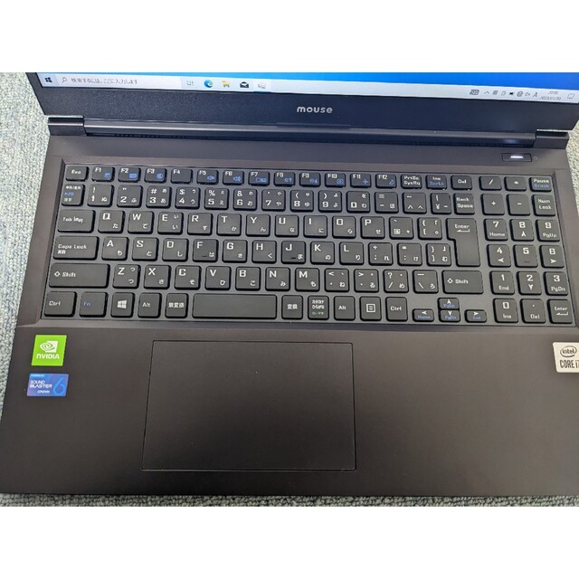 Mouse K5-i7CMLCB-MA ゲーミングノート i7-10750H