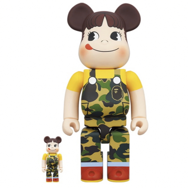 BE@RBRICK BAPE(R) ペコちゃん 100％&400％ グリーン