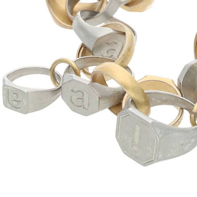 sacai(サカイ)のサカイ 20AW Ring Chain Necklace リングチェーンネックレス メンズ メンズのアクセサリー(ネックレス)の商品写真