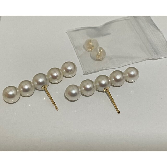 MIKIMOTO【現行品】アコヤ真珠イヤリング 短納期対応