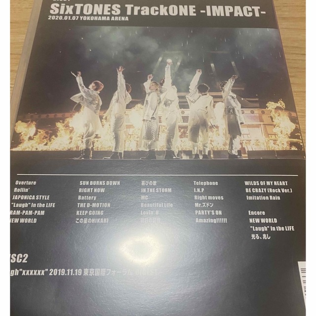 SixTONES trackONEIMPACT Live DVD | cousinsandlittlejohnislands.org
