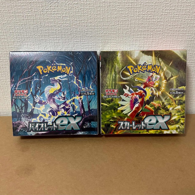 シュリンク付】スカーレットexバイオレットex BOXセット【ポケモン