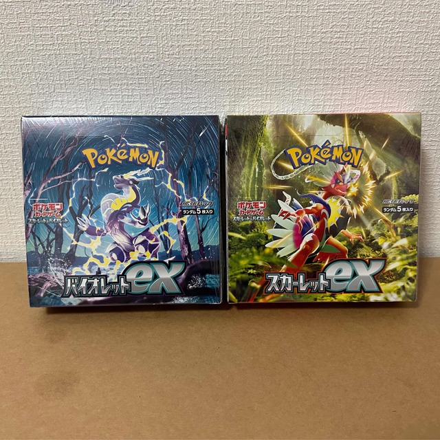 【シュリンク付】スカーレットexバイオレットex BOXセット【ポケモンカード】