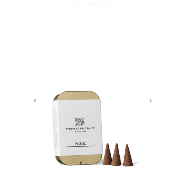 APOTHEKE FRAGRANCE コーン型お香 possess 通販 APOTHEKE FRAGRANCE POSSESS