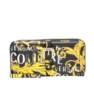 ヴェルサーチ(VERSACE)のVERSACE JEANS COUTURE 長財布 バロック ブラック(財布)