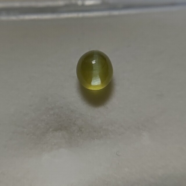 天然 クリソベリルキャッツアイ ルース 1.26ct 【メーカー包装済