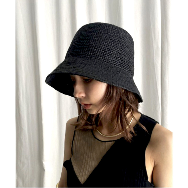 新品未使用タグ付MEDI RAFFIA LADY HAT