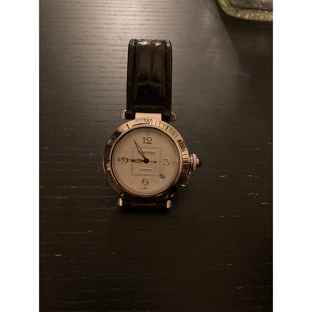 Cartier(カルティエ)のカルティエ　パシャ　18k WG メンズ　裏スケルトン メンズの時計(腕時計(アナログ))の商品写真