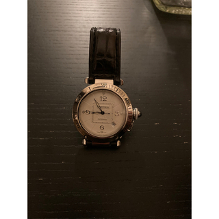 カルティエ(Cartier)のカルティエ　パシャ　18k WG メンズ　裏スケルトン(腕時計(アナログ))