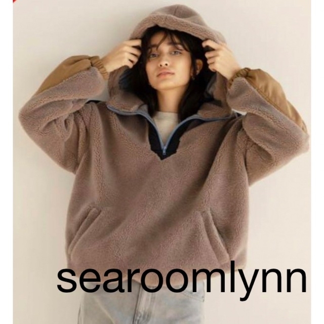 新品！ searoomlynn ボアフーディーコート