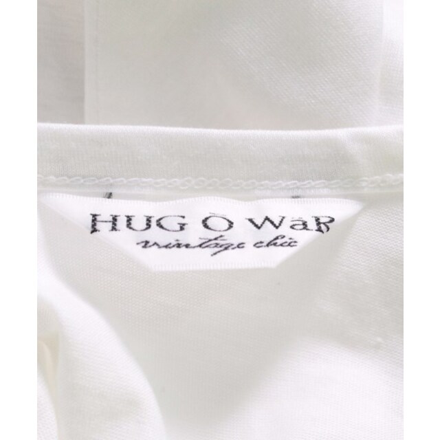 Hug O War(ハグオーワー)のHUG O WaR ハグオーワー Tシャツ・カットソー F 白 【古着】【中古】 レディースのトップス(カットソー(半袖/袖なし))の商品写真